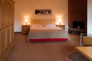 Postel nebo postele na pokoji v ubytování Apartments Ausfernerhof