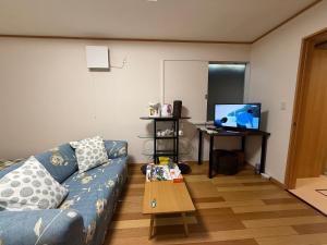 Uma televisão e/ou sistema de entretenimento em 西軽井沢小木屋