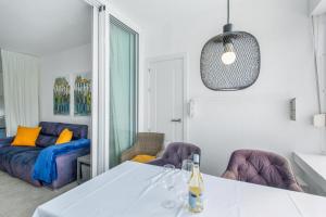 Ένα ή περισσότερα κρεβάτια σε δωμάτιο στο Vistas al atlantico