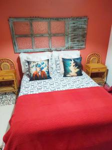Postel nebo postele na pokoji v ubytování La casita de Denis