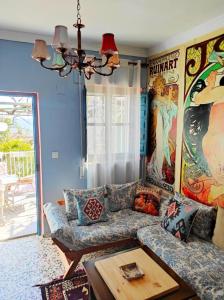 Posezení v ubytování La casita de Denis