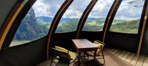 Paisatge natural a prop de la tenda de luxe