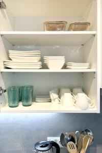 Cucina o angolo cottura di Modernes Studio im Dachgeschoß