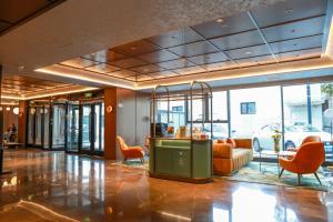 Χώρος καθιστικού στο Orange Beijing Wukesong Shijingshan Wanda Plaza Hotel