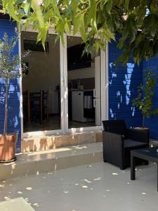 Bygningen som feriehuset ligger i