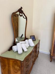 En eller flere senge i et værelse på Casa della nonna + 3 billeder