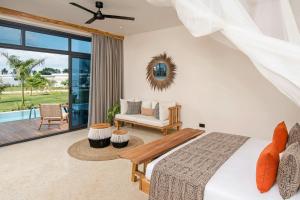 Aldiana Club Zanzibar Kwanza客房内的一张或多张床位