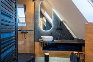 Koupelna v ubytování Domki Tatra Loft