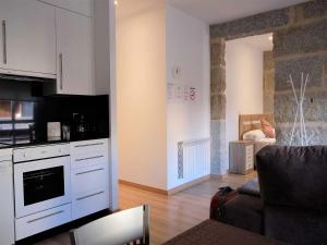 Kuchyň nebo kuchyňský kout v ubytování Charming Apartment in Ourense overlooking the City + 23 fotografií