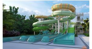 Bazén v ubytování Maris Grand Waterpark Resort nebo v jeho okolí