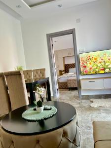 Posezení v ubytování L apartmani