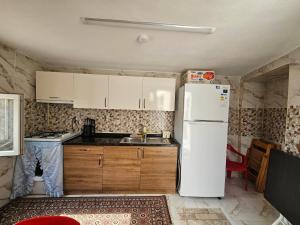 Η κουζίνα ή μικρή κουζίνα στο Tarihi Midyat Acar Konağı - Size Özel Müstakil Konak