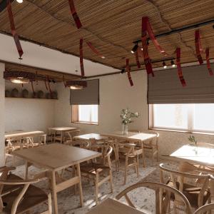 Majoituspaikan Sandyk At-Bashy Hotel ravintola tai vastaava paikka