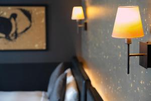 Letto o letti in una camera di いやし処ほてる寛楽 久留米駅前