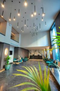 Kuchyň nebo kuchyňský kout v ubytování ASTE hotel