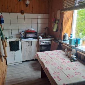 Köök või kööginurk majutusasutuses Калина