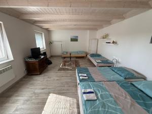 Voodi või voodid majutusasutuse Apartmán Pavlenka toas