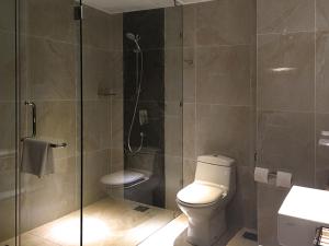 Koupelna v ubytování Geno Hotel Shah Alam