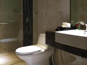 Koupelna v ubytování Geno Hotel Shah Alam