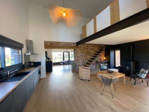 Χώρος καθιστικού στο Oh COEUR DU BOUYSSOU