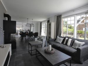 Χώρος καθιστικού στο Strandhäuser Lobbe - Haus 5 Ruden mit Meerblick