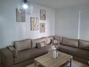 Posezení v ubytování appartement chams