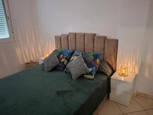 Postel nebo postele na pokoji v ubytování appartement chams