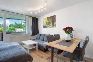 Χώρος καθιστικού στο Appartment Woidwinkel