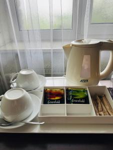 查瑞达酒店的咖啡和沏茶工具