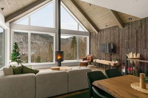 Χώρος καθιστικού στο Spa & Mountain - Cosy Scandinave