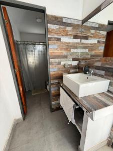 Η κουζίνα ή μικρή κουζίνα στο Departamento Camila I - zona unlar