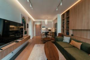 TV a/nebo společenská místnost v ubytování BW Dolce Residenza