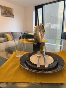 Posezení v ubytování City Centre Paradise with FREE GYM and COFFE