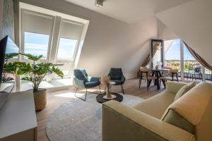 Χώρος καθιστικού στο Hotelresidentie Zout