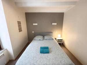 Ένα ή περισσότερα κρεβάτια σε δωμάτιο στο Charmant T2 au cœur de la ville