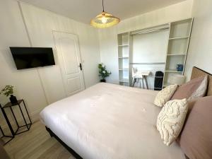 Μια τηλεόραση ή/και κέντρο ψυχαγωγίας στο Les Appartements du Mas - Diamant +39 φωτογραφίες