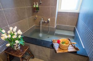 Baðherbergi á Yilan Ya Lu Homestay