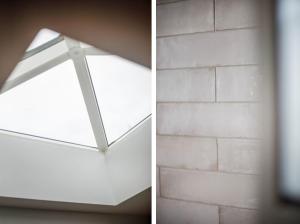 a room with a window and a brick wall at The Granville 4 bedroom house sleeps 7 in York