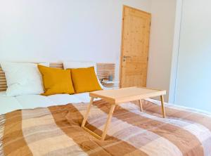 Posezení v ubytování Le Cabri - Charmant T2 au pied des pistes