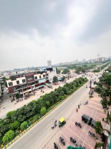 an overhead view of a street in a city at Nivasa-Crafted with love in Ghaziabad +5 photos