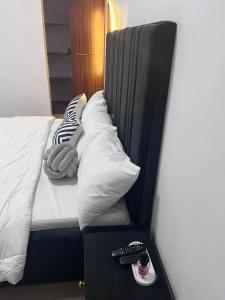Postel nebo postele na pokoji v ubytování Sics apartment