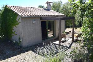 Bygningen som feriehuset ligger i