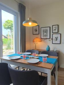 Χώρος καθιστικού στο Ferienapartment Vögelsen
