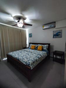 Postel nebo postele na pokoji v ubytování PH Las Islas Punta Barco Viejo a 3 min de Coronado + 28 fotografií