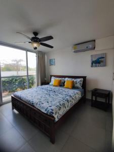 Postel nebo postele na pokoji v ubytování PH Las Islas Punta Barco Viejo a 3 min de Coronado