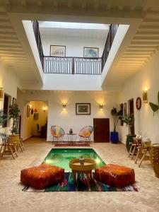 Istumisnurk majutusasutuses Riad dei colori
