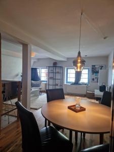 Posezení v ubytování Charmante Ferienwohnung im Herzen von Rostock + 10 fotografií