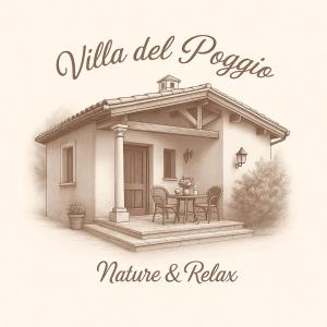 a picture of a house with a patio at Villa del Poggio in Poggio Mirteto
