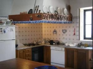 Ett kök eller pentry på Casa da Carlota
