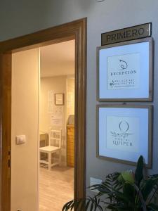 Posteľ alebo postele v izbe v ubytovaní Hostal Quiper